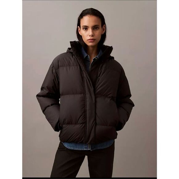 Calvin Klein classic puffer coat with hood size XL - Picture 1 of 9